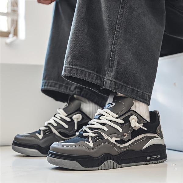 Baskets Homme Sportives – Semelle Épaisse et Style Décontracté Shoes men Electro Paris