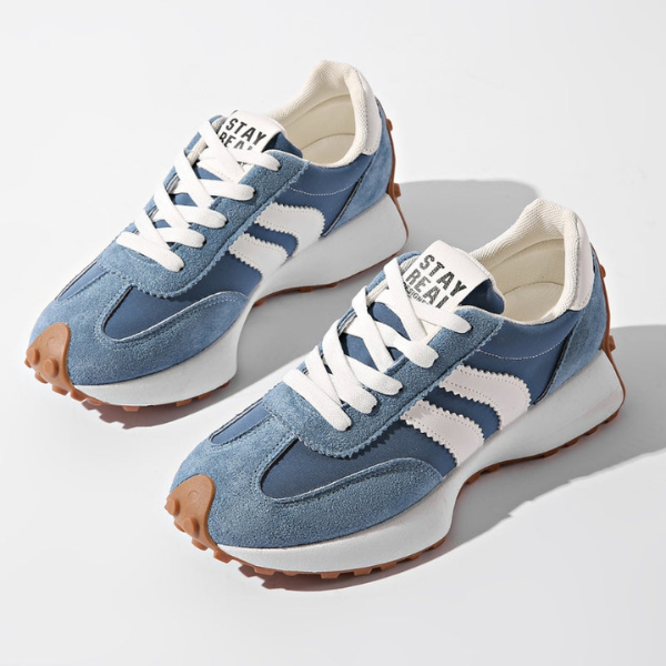 Baskets Design Confort Moderne Electro Paris Bleu 4