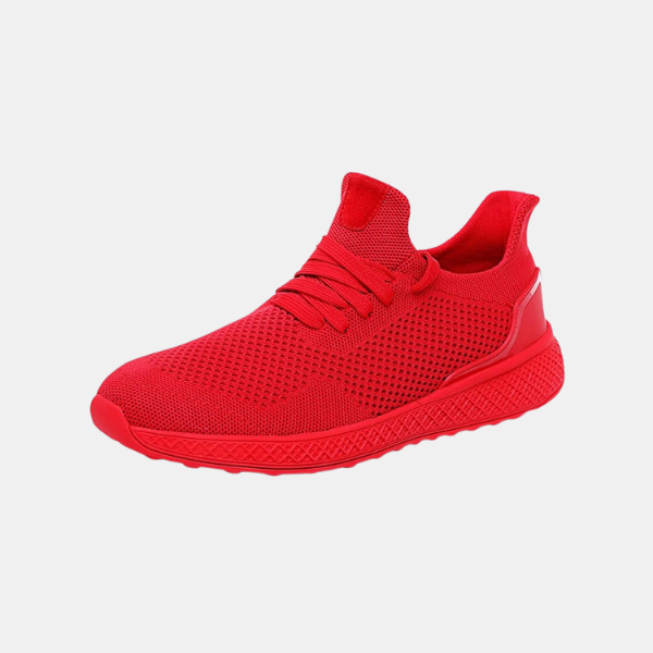 Baskets Orthopédiques avec Soutien Plantaire pour Femmes – Chaussures de Marche à Plateforme Baskets Electro Paris Rouge 35