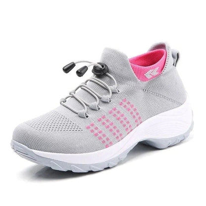 Baskets Orthopédiques Femme – Chaussures Avec Boîte À Orteils Large Pour Hallux Valgus Et Confort Optimal Chaussures orthopédiques Electro Paris Gris 35