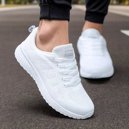 Chaussures de Marche Orthopédiques pour Femme – Baskets Légères et Respirantes pour un Confort Quotidien Baskets Electro Paris Blanc 37