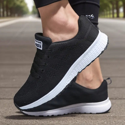 Chaussures de Marche Orthopédiques pour Femme – Baskets Légères et Respirantes pour un Confort Quotidien Baskets Electro Paris Noir 36