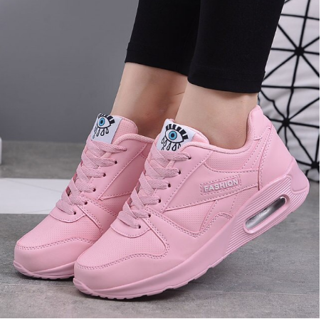 Baskets Orthopédiques Respirantes pour Femmes – Chaussures à Plateforme Légères pour un Confort Quotidien Chaussures de course Electro Paris Rose 33 (21.5 cm)