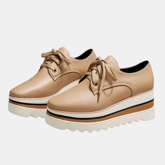 Baskets de Marche Confort et Soutien Electro Paris Beige 4