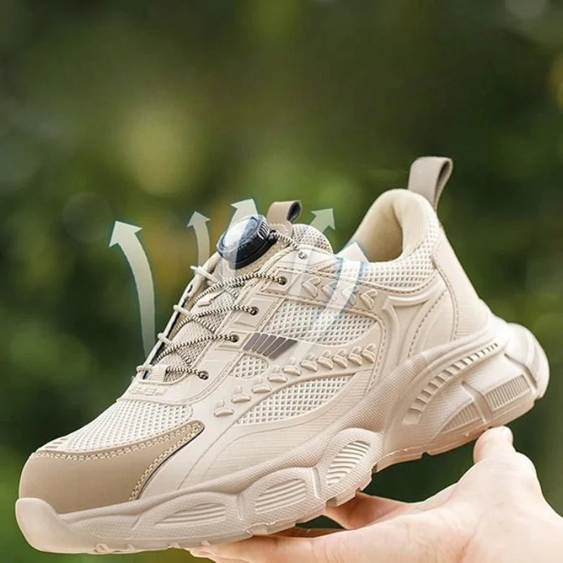 Chaussures de Sécurité Légères pour Homme avec Bout Renforcé et Fermeture à Molette – Respirantes et Antidérapantes Chaussures de sécurité Electro Paris