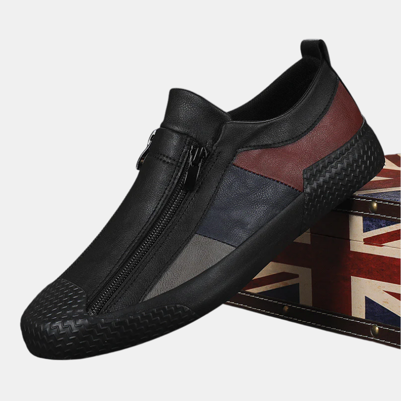 Baskets en Cuir Homme Italiennes avec Design Artistique – Confort et Style Quotidien Baskets Electro Paris Noir Jais 40