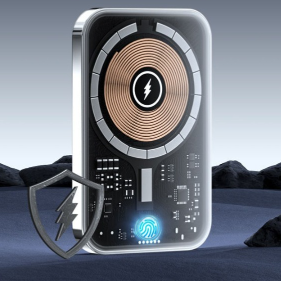 Batterie Externe 10000mAh Portable – Chargeur Sans Fil Magnétique Transparent Accessoires de téléphone mobile Electro Paris