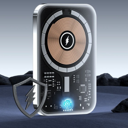 Batterie Externe 10000mAh Portable – Chargeur Sans Fil Magnétique Transparent Accessoires de téléphone mobile Electro Paris