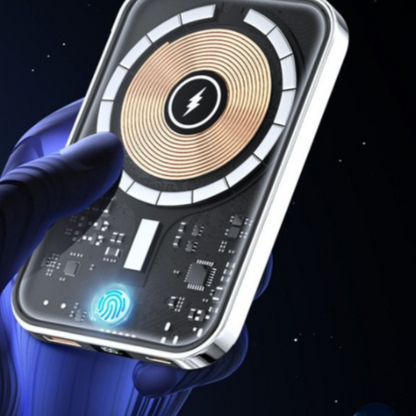 Batterie Externe 10000mAh Portable – Chargeur Sans Fil Magnétique Transparent Accessoires de téléphone mobile Electro Paris