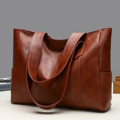 Sac À Main En Cuir Vintage Élégant Pour Épaule Élégance Classique Et Fonctionnalité Moderne Au Quotidien Black Friday Deal Shoulder Bags Electro Paris Marron