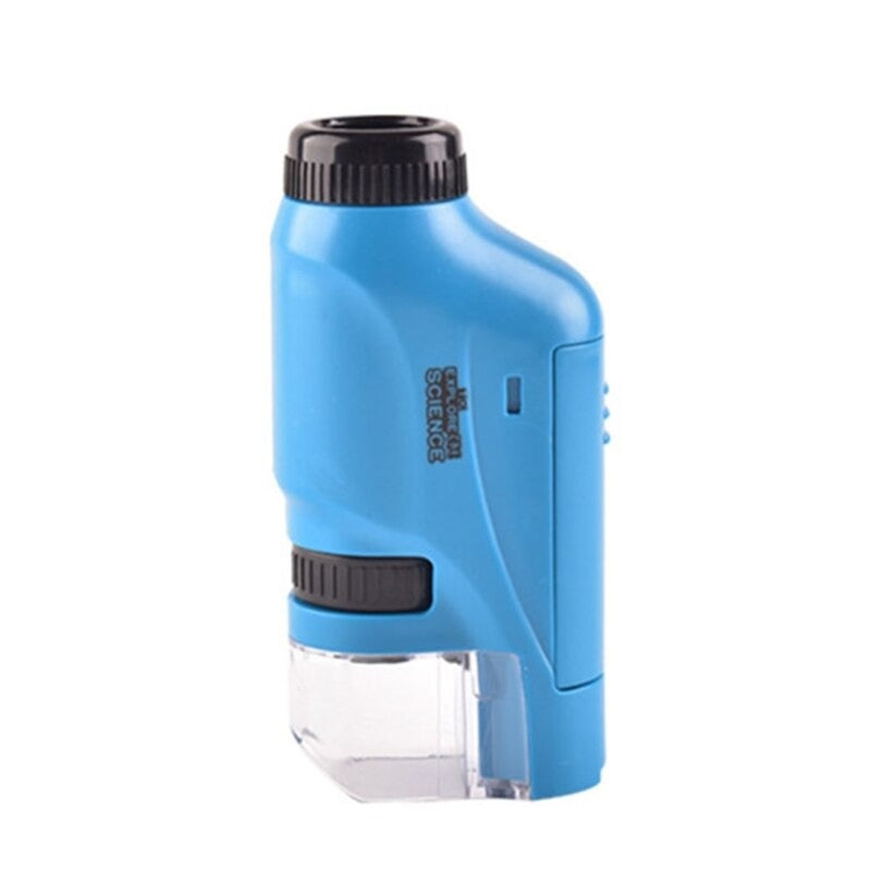 Mini Microscope de Poche pour Enfants – Jouet d’Apprentissage Pratique et Découverte telescope Electro Paris Bleu
