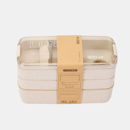 Boîte à Repas Multi-Étages – Pratique et Empilable Electro Paris Beige