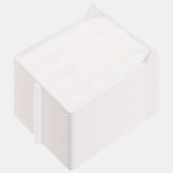 Boîtes à Chemises Empilables – 20 Compartiments pour une Garde-Robe Parfaite Closet Organizers Electro Paris Blanc