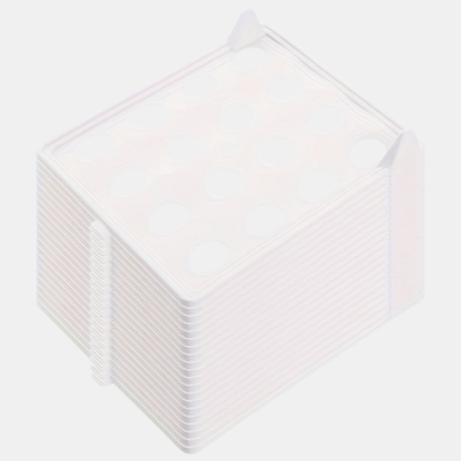 Boîtes à Chemises Empilables – 20 Compartiments pour une Garde-Robe Parfaite Closet Organizers Electro Paris Blanc