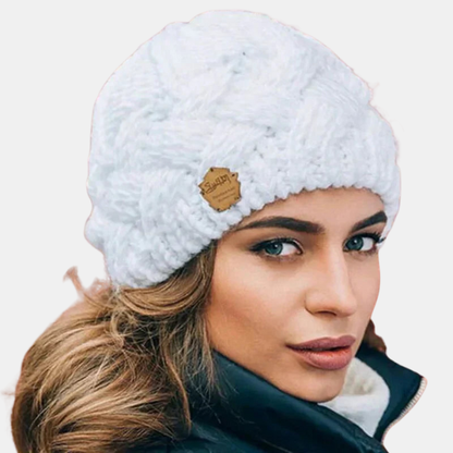 Bonnet Tricot Douillet – Style et Chaleur Beanies Electro Paris Blanc Taille unique