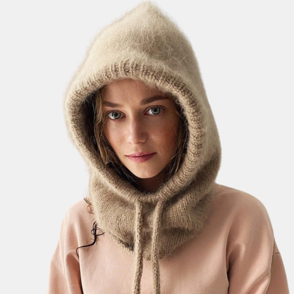 Bonnet d’Hiver Tricoté Doux avec Cordon Ajustable Hats Electro Paris Kaki