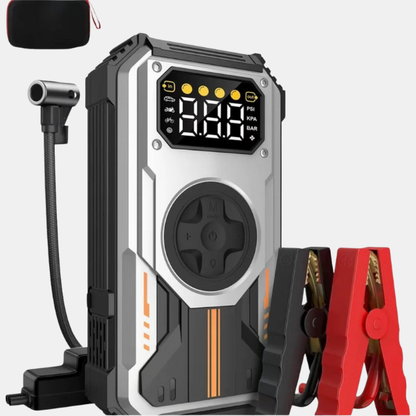 Boosteur de Batterie de Voiture Portable – 7-en-1 Multifonction Electro Paris Argent