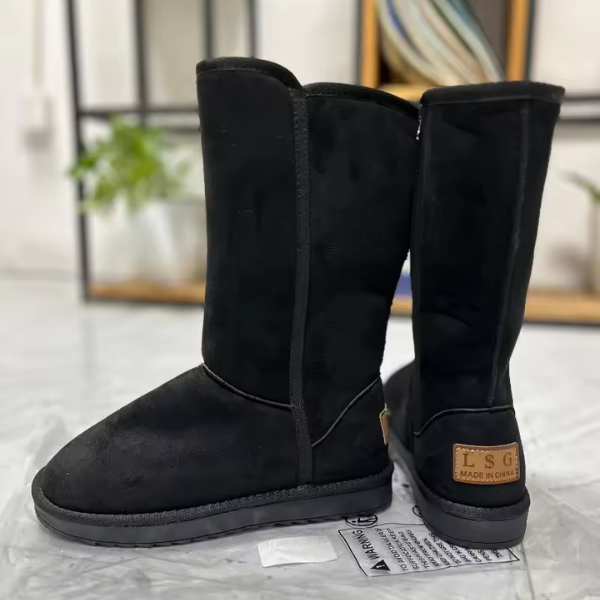 Bottes Chaudes en Peau de Mouton – Confort Hivernal Femme **Suède Sheepskin Dameslaarzen - Sofia Electro Paris