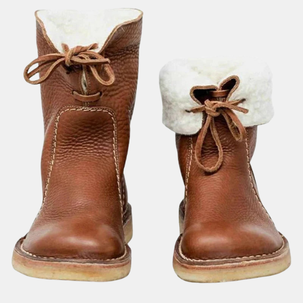 Bottes Femme Hiver Confort – Chaudes et Imperméables Electro Paris Marron 35