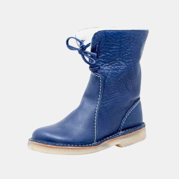 Bottes Femme Hiver Confort – Chaudes et Imperméables Electro Paris Bleu 35
