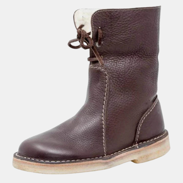 Bottes Femme Hiver Confort – Chaudes et Imperméables Electro Paris Marron foncé 35