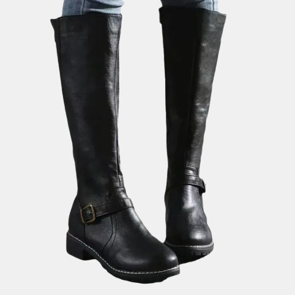 Bottes Orthopédiques en Cuir pour Femmes – Confort Premium Electro Paris Noir 33