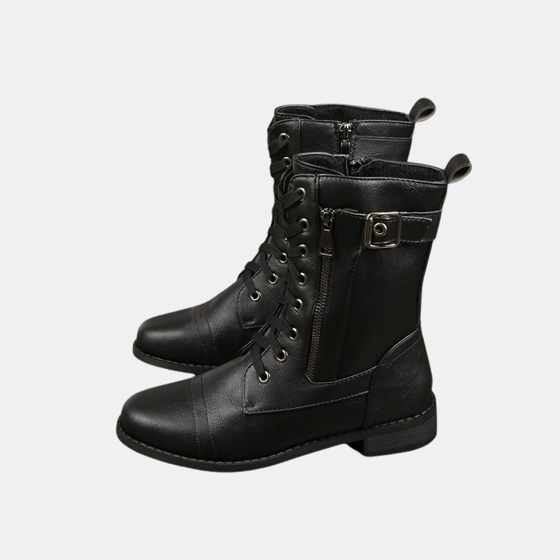Bottes Élégantes en Cuir avec Semelle Ergonomique pour un Soutien Optimal Bottes pour femmes Electro Paris Noir 36