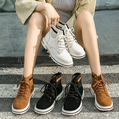 Bottes Femme Martin Respirantes en Daim Noires – Confort Élégant et Adhérence Parfaite Bottes pour femmes Electro Paris Marron 35