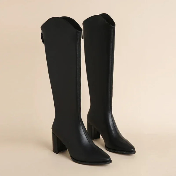 Bottes Montantes Élégantes pour Femme Electro Paris Noir 35