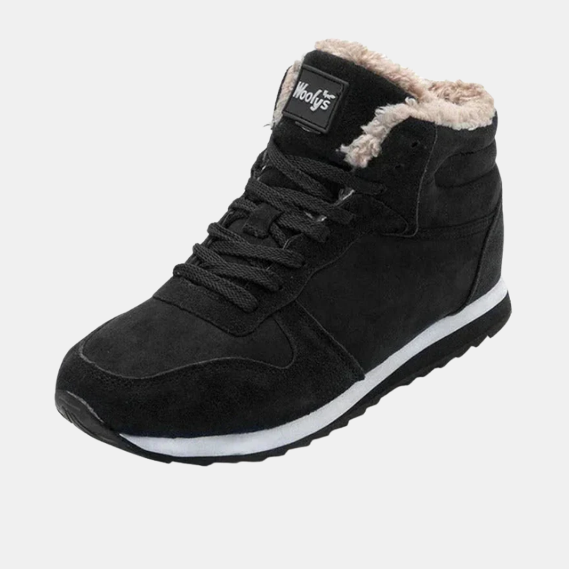 Bottes Nevara – Bottes d’Hiver Imperméables Femme avec Fourrure Chaude et Semelle Antidérapante Bottes d'hiver Electro Paris Noir 36