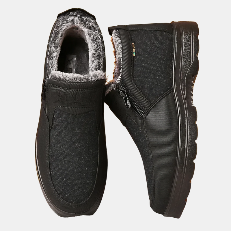 Bottes Orthopédiques d’Hiver Imperméables pour Hommes Bottes orthopédiques pour hommes Electro Paris Noir 38