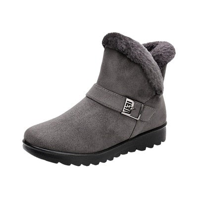Bottes d’Hiver Femme – Chaudes, Confortables & Antidérapantes Bottes d'hiver pour femmes Electro Paris Gris 35