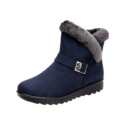 Bottes d’Hiver Femme – Chaudes, Confortables & Antidérapantes Bottes d'hiver pour femmes Electro Paris Bleu 35