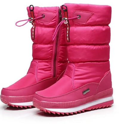 Bottes d’Hiver Femme – Épaisses, Imperméables et Antidérapantes Pour Temps Froid Bottes d'hiver pour femmes Electro Paris Rose 36