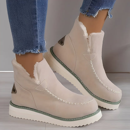 Bottes d’Hiver Femmes – Bottes Chaudes à Talon Compensé pour Confort et Élégance Bottes d'hiver pour femmes Electro Paris