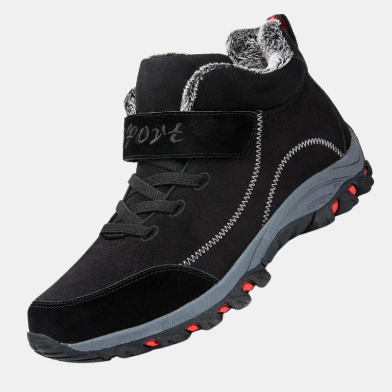 Bottes d'Hiver Imperméables pour Homme avec Semelle Antidérapante et Isolation Thermique - Confort et Protection Bottes d'hiver imperméables pour hommes Electro Paris Noir 39