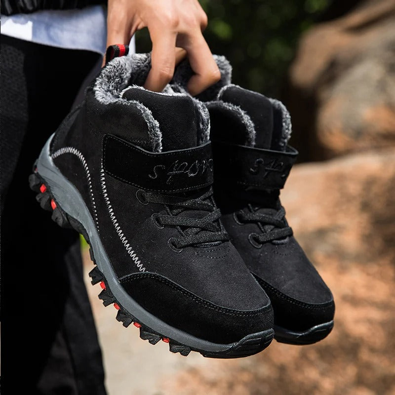 Bottes d'Hiver Imperméables pour Homme avec Semelle Antidérapante et Isolation Thermique - Confort et Protection Bottes d'hiver imperméables pour hommes Electro Paris