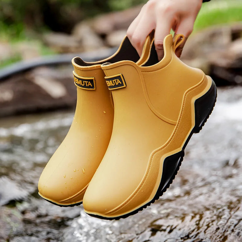 Bottes de pluie Imperméables pour Femmes – Semelle Antidérapante et Confort Bottes de cheville imperméables pour femmes Electro Paris