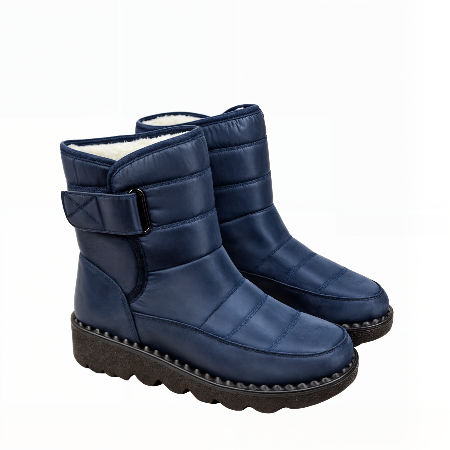 Bottes de Neige Imperméables Antidérapantes Femme – Confort Protection Hiver Bottes de neige pour femmes Electro Paris Bleu 35