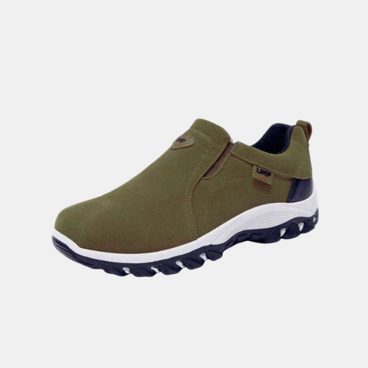 Bottes de Randonnée en Cuir Faits Main pour Hommes – Chaussures de Marche d'Extérieur Robustes Chaussures de randonnée pour hommes Electro Paris Vert 38