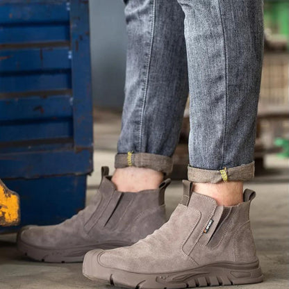 Bottes de Travail à Embout d'Acier pour Homme – Chaussures de Sécurité Industrielles et de Construction Anti-perforation Bottes de travail Electro Paris