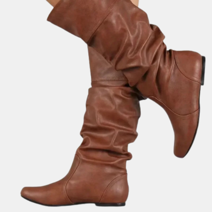 Bottes d’Hiver Hautes pour Femmes – Chaleur et Élégance Shoes & Boots Women Electro Paris Marron 35