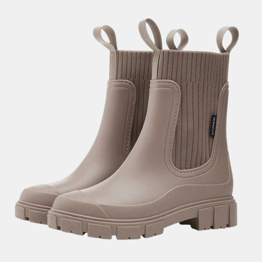 Bottines Chelsea Imperméables à Confort Quotidien Women's shoes Electro Paris Taupe 36