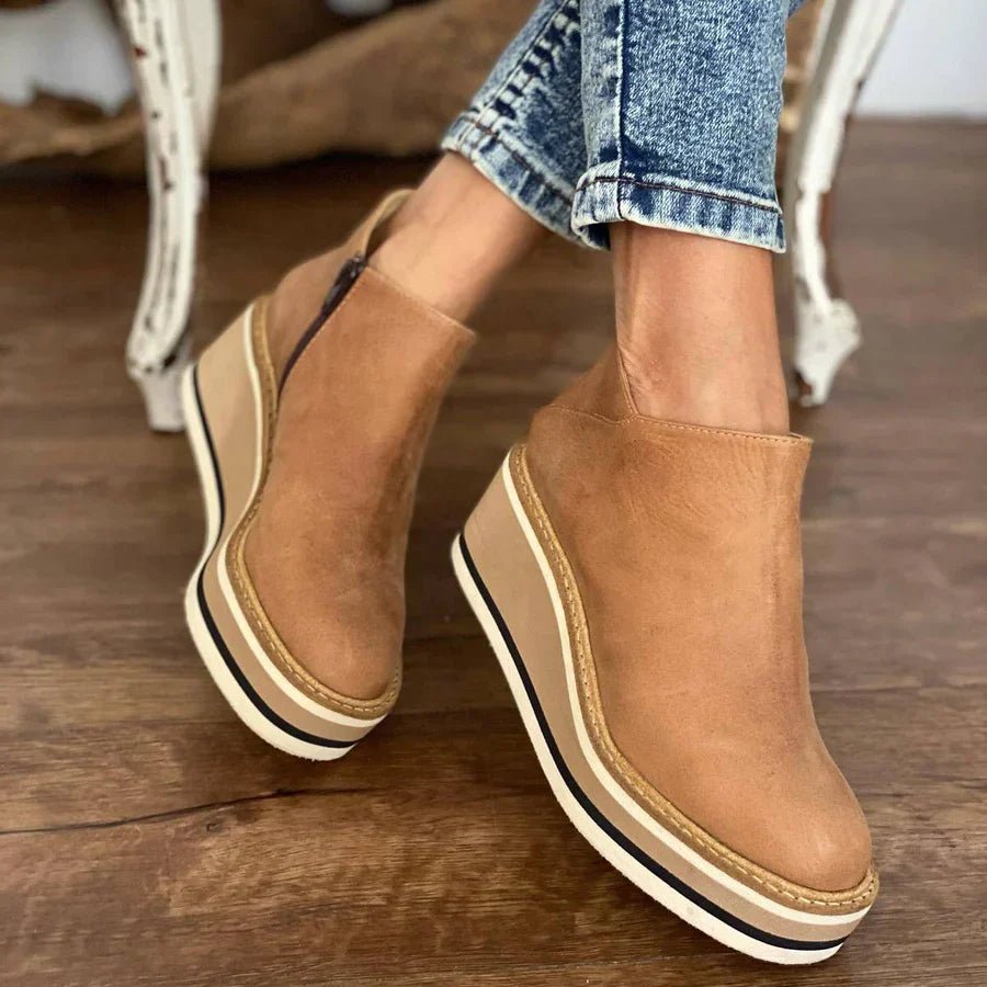 Bottines Élégantes Femme – Confort Optimal pour Automne et Hiver, Semelle Antidérapante, Style Chic Bottines Electro Paris Kaki 35