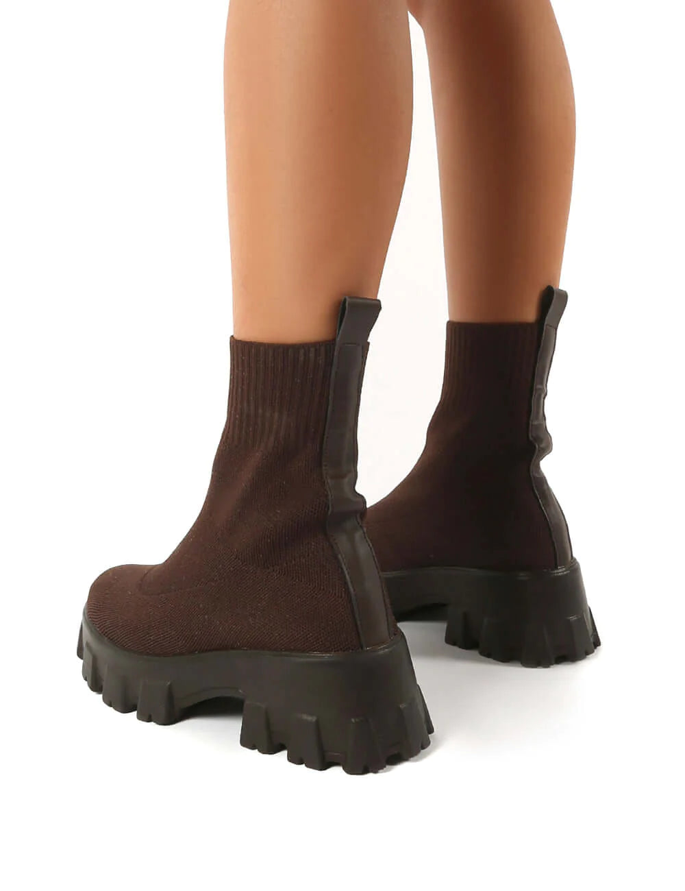 Bottes Plateforme Doublées en Peluche pour Femmes – Bottines d'Hiver Douillettes en Daim Bottes pour femmes Electro Paris
