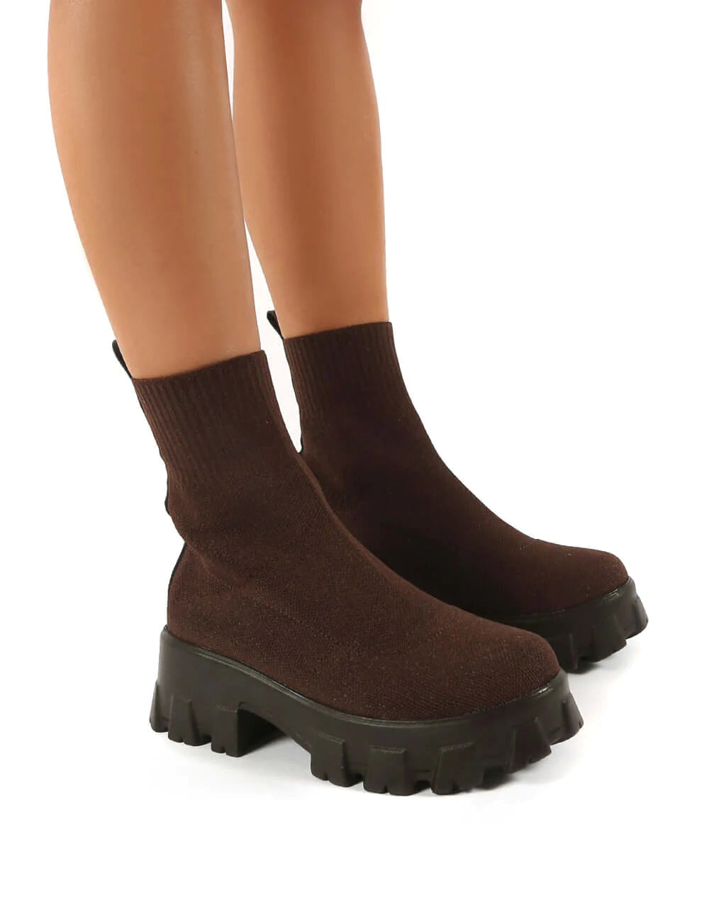 Bottes Plateforme Doublées en Peluche pour Femmes – Bottines d'Hiver Douillettes en Daim Bottes pour femmes Electro Paris