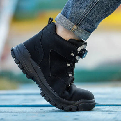 Bottines de Sécurité Imperméables Homme avec Semelle Antidérapante et Fermeture Rotative Bottes de sécurité Electro Paris