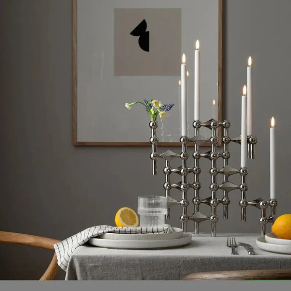 Bougeoir Design Moderne – Style Moléculaire Élégant Candle Holders Electro Paris