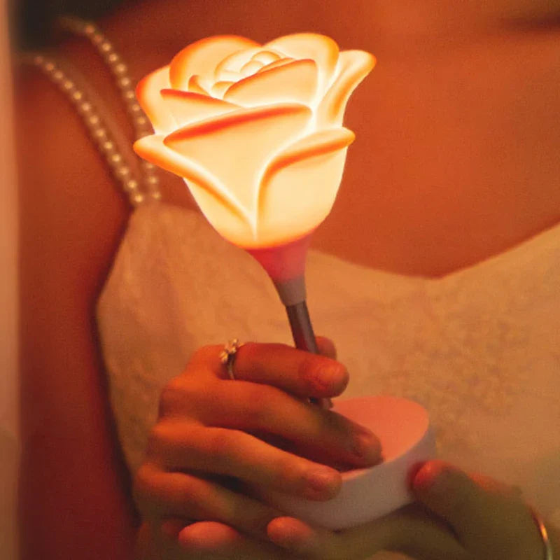 Bougie LED romantique en forme de rose pour plus de confort et de décoration Children Lamps Electro Paris