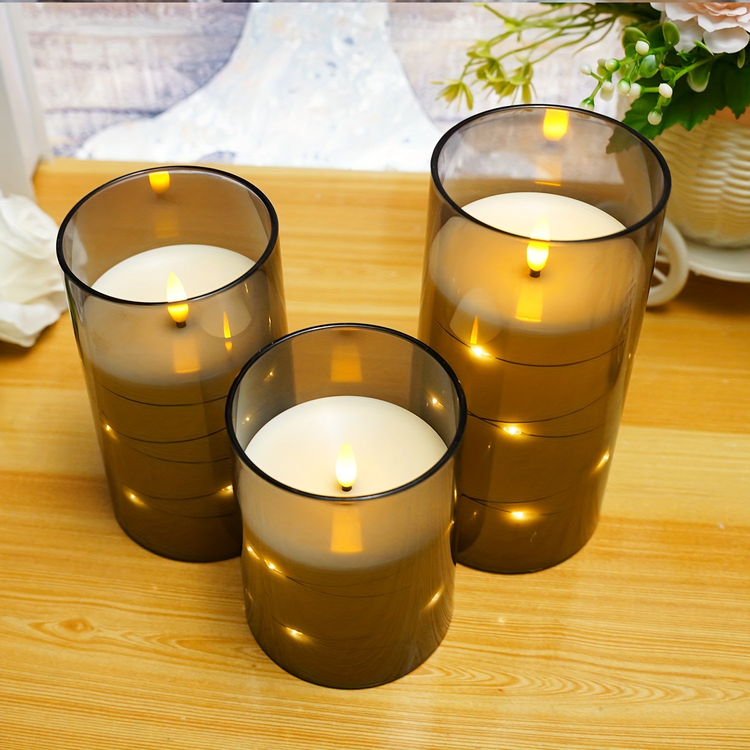 Bougies LED Étoile avec Télécommande – Décoration Lumineuse pour Fêtes Bougies LED Electro Paris